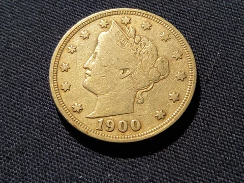 1900 Liberty Head Nickel Strong Date Visible Liberty Cover