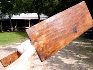 Large Primitive Wooden Paddle bread board Wall Hang 2930 - Picture 1 of 3