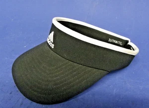 Adidas Climalite Mujer Visera Negra con Acentos Blancos y Logo Nuevo sin Etiquetas - Imagen 1 de 6