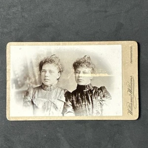 CDV Pretty Young Ladies By Williams Williams Victorian Fashion History Photo - Picture 1 of 6