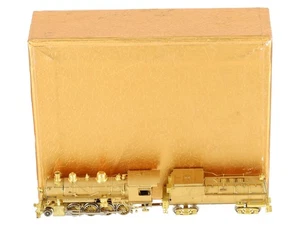 Oriental Limited N Scale BRASS SP C-8 2-8-0 Steam Loco & Tender (Unpainted) LN - Picture 1 of 12