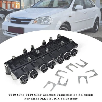 6T40/6T45 6T30 6T50 Gearbox Transmission Solenoids For CHEVOLET BUICK Valve Body - Image 1 of 4