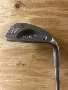 Vintage PING Karsten II Black Dot Pitching Wedge W Steel shaft - Picture 1 of 5