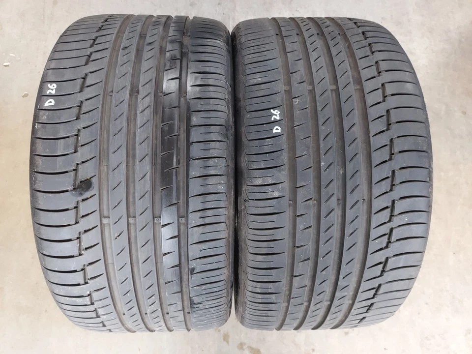 2x 315/30 R22 107Y XL Conti Premium Contact 6 - 6,4mm Sculpture Restante - Photo 1/3