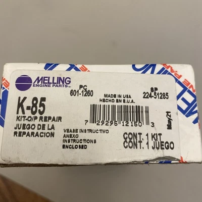 Melling K-85 Oil Pump Rebuild Kit - AMC 290-401 V8 - Image 1 of 4