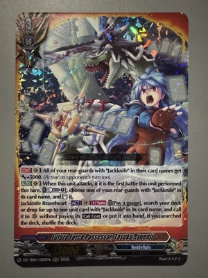 CARDFIGHT VANGUARD FUTURE FORCE POSSESSOR TASUKU RYUENJI DZ-TB01/002EN RRR - Image 1 of 4