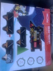 Mota Classic Holiday Christmas Kids Train Set -- REAL SMOKE & SOUND See - Picture 1 of 3