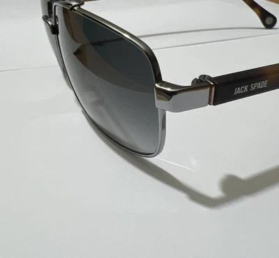 GAFAS DE SOL JACK SPADE GARRETT/S 6 LB Y7 MARCO AUTÉNTICO DEGRADADO PLATEADO 59-15 Foto 1 de 4