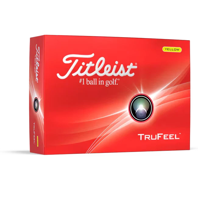 Titleist Trufeel 12 Golf Balls Yellow - Image 1 of 1