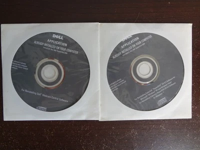 Dell Cyberlink PowerDVD DX 8.2 + Dell Webcam Central Software CDs NEVER OPENED - Image 1 of 4