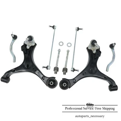 For 16-22 Acura ILX 2.4L L4 8Pcs Front Lower Control Arms Sway Bars Tie Rods US - Image 1 of 4