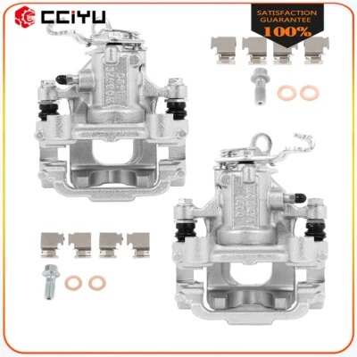 Rear Disc Brake Calipers w/ Bracket Left Right For 2010-2014 Volkswagen Golf Foto 1 de 4