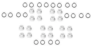 20 Pk. DECK PIN BUSHING &  Rings 5/8" I.D.x 1" O.D. WALKER 5740-2,5740-2(F26) - Picture 1 of 1