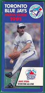 1991 TORONTO BLUE JAYS MAJOR LEAGUE BASEBALL MEDIA GUIDE - Bild 1 von 1