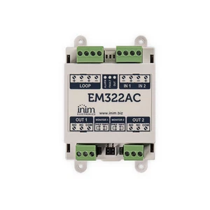 EM322AC MODULO ANALOGICO INDIRIZZATO 2 INGRESSI 2 USCITE ANTINCENDIO INIM - Picture 1 of 1