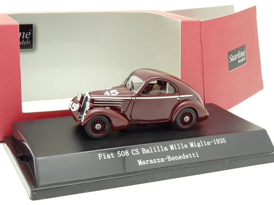 Starline 1/43 - Fiat 508 CS Balilla Mille Miglia 1935 - Immagine 1 di 1