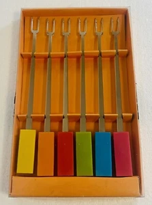 Horquillas de fondue multicolor para caja y barril en caja - Imagen 1 de 1