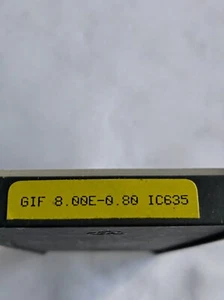 Placas de ISCAR GIF 8.00E-0.80 IC635 (9 unidades) - Imagen 1 de 2