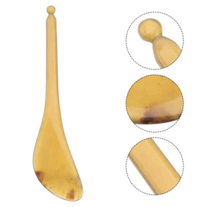 1PZ Crema Viso Spatola Guasha Board Corno di Bufalo Massaggiante Tavola per Viso - Foto 1 di 12