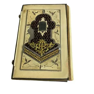 Embellished Cover Daily Prayers of The Israelites Hebrew & English Antique - Imagen 1 de 14