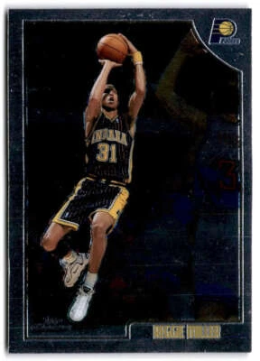 1998-99 Topps Chrome #158 REGGIE MILLER  Indiana Pacers Basketball  - Image 1 of 2