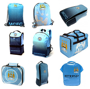 Manchester City FC Backpack Boot Bag Gym Bag Lunch Bag Holdall Xmas Birthdy Gift