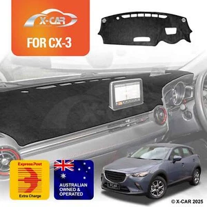 Dash Mat for Mazda CX-3 CX3 With HUD 2015+ Microfiber Pad Interior Accessories - Picture 1 of 8