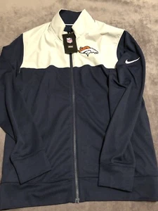 NWT Nike Denver Broncos Grey On-Field Jacket Size L - Picture 1 of 5