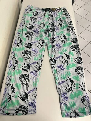 PANTALONES DE PIJAMA DC COMICS BATMAN AND THE JOKER. NUEVO. ADULTO TALLA XL Foto 1 de 4
