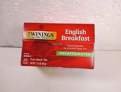Английский завтрак Twinings чай без кофеина - 20 штук - Изображение 1 из 4