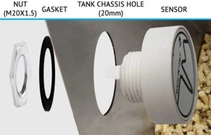 Pellet Füllstandsensor, Pelletfühler, Pelletsensor, Pelletofen, Pelletkessel - Bild 1 von 7