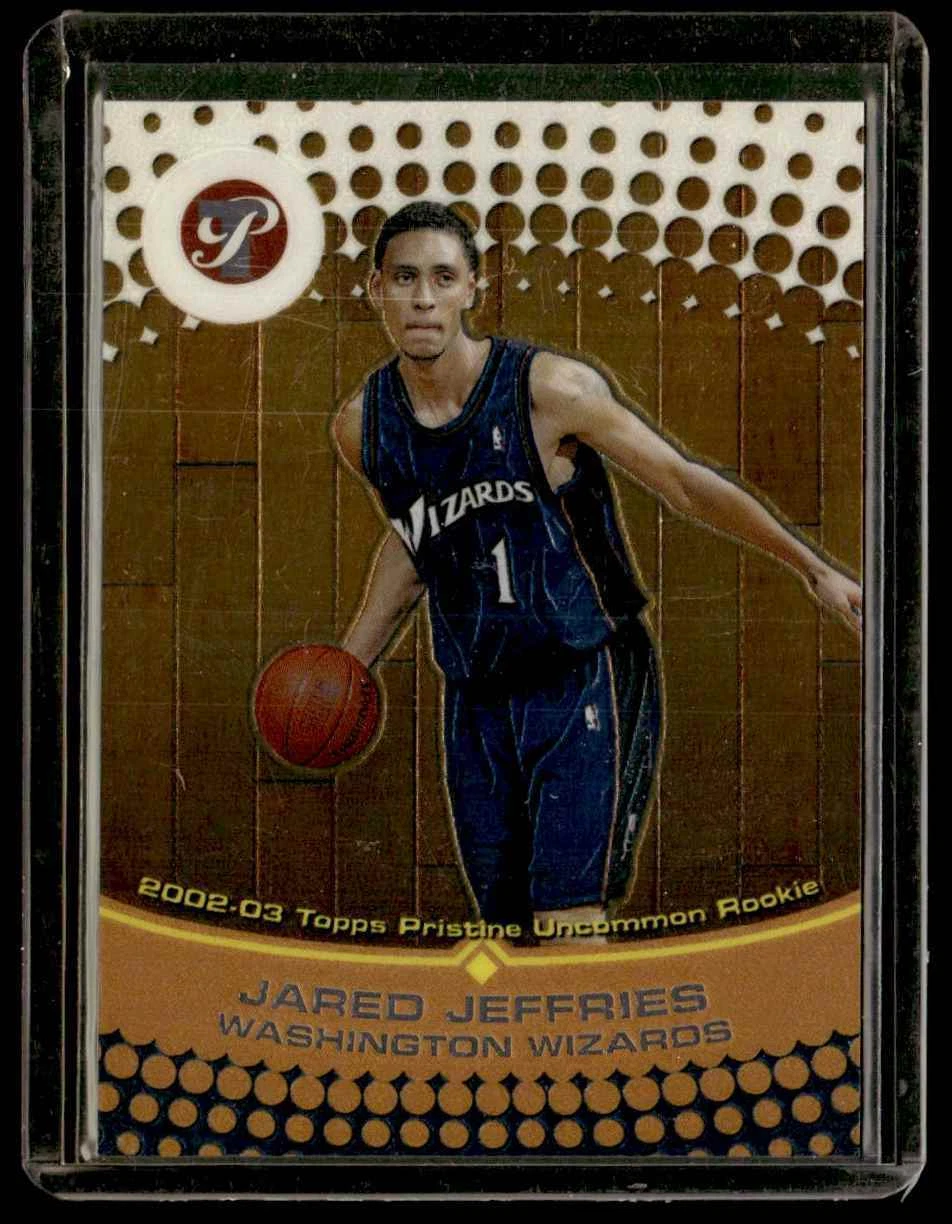 2002-03 Topps Pristine Jared Jeffries 1063/1499 Washington Wizards #82