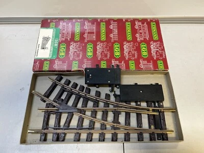 @ LGB 1200 R1 Right Manual Turnout Switcher Track w/ 1201 Electric Switch & Box - Image 1 of 4