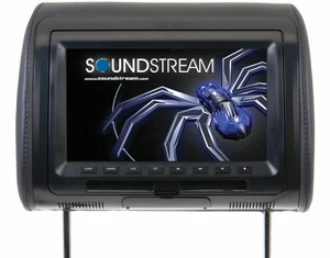 SOUNDSTREAM VHD-90CC 9" HEADREST LCD DVD PLAYER 3 SKIN COLOR BLACK GREY BIEGE - Picture 1 of 5