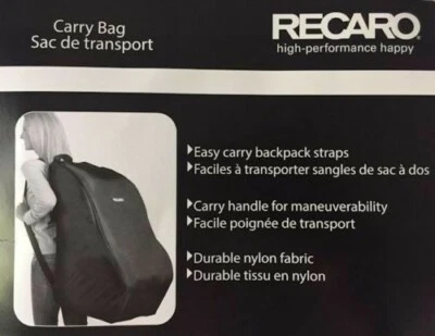 Recaro High Performance Happy Car Seat Carry Travel Bag - Image 1 of 2