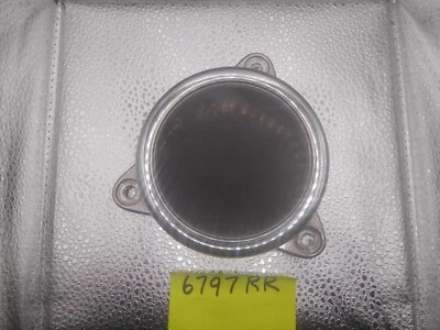 6797RR Isuzu Trooper Tapa central trasera cromada y negra 4 1/4 pulgadas 1 Foto 1 de 4