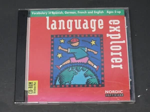 Language Explorer VINTAGE PC GAME/SOFTWARE Win/Mac - Spanish, French, German etc - Picture 1 of 3