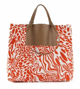 Marc O'Polo Eywa Shopper M Schultertasche Shopper Tasche Red Animal Rot Neu - Bild 1 von 5