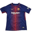 Nike Dri-Fit Barcelona Messi Blue Football Shirt UK Boys Size Large CC87