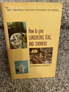Amy Vanderbilt Program Young Women Etiquette Booklet Luncheons, Teas & Showers - Picture 1 of 12