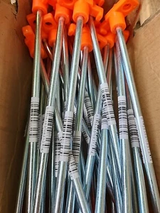 (Paquete de 32) Clavija de clavos de acero Coghlan's de 10", estaca de tienda, ideal para terrenos duros, a granel - Imagen 1 de 3