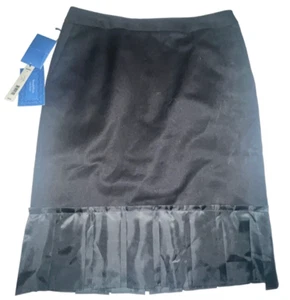 Nuevo SIMPLY VERA Wang Falda Plisada Negra Gota 12 Oficina Sirena Carrera Capricho 64 - Imagen 1 de 10
