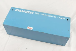 Lámparas Proyector GTE Sylvania 25" Promocional Montaje en Pared Bin - Letrero de Metal - USADAS - Imagen 1 de 6