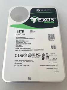 SEAGATE EXOS X18 - 18TB SATA III - 3,5 Zoll Festplatte (ST18000NM000J) - Bild 1 von 3