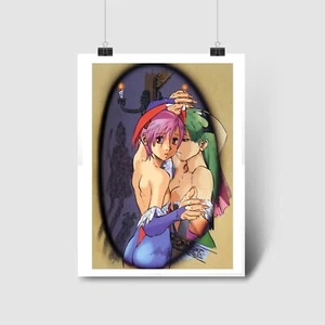 Vampire Daarkstalkers Morrigan & Lilith Poster | High Quality Prints - Picture 1 of 5