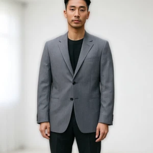 VTG Jhane Barnes Mens 100% Wool Sports Coat Blazer Size 42R Jacket Made in Italy - Picture 1 of 22