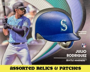 Sports Card Patches/ Relics/ Memorabilia with Toploaders including Helmet Cards - Picture 1 of 117