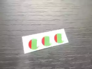 For Jaguar XF XE R sport side vents emblem badge replacement colours vinyl - Picture 1 of 3