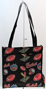 Bolso de mano y monedero de fútbol americano de lona - Imagen 1 de 9