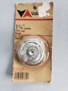 Vermont American 1 3/4" grobe Tasse Drahtbürste Rad 1/4" SCHAFT MOC L@@K! - Bild 1 von 3